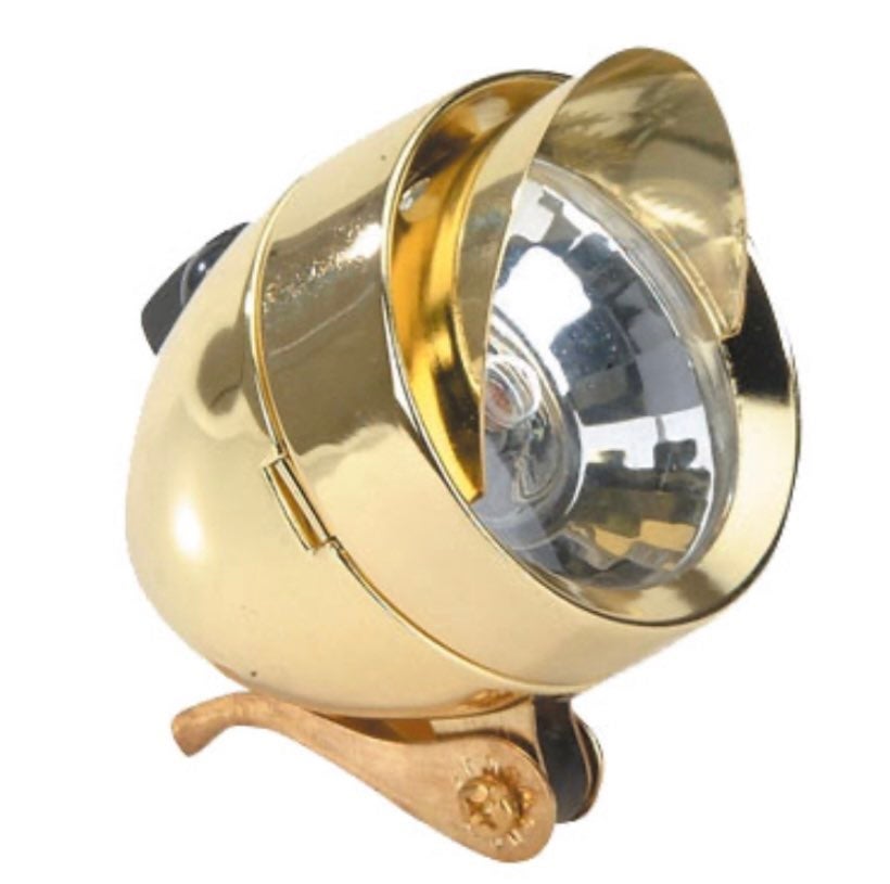 Gold plated bullet light