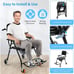 Joyoolife 4-in-1 Bedside Commode Shower Wheelchair Mobile Shower Commode