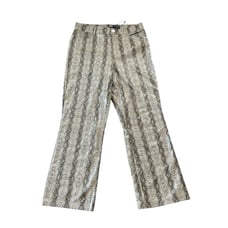 ZARA Premium90s Wide Leg Jeans Snake Skin High Rise Faux Leather
