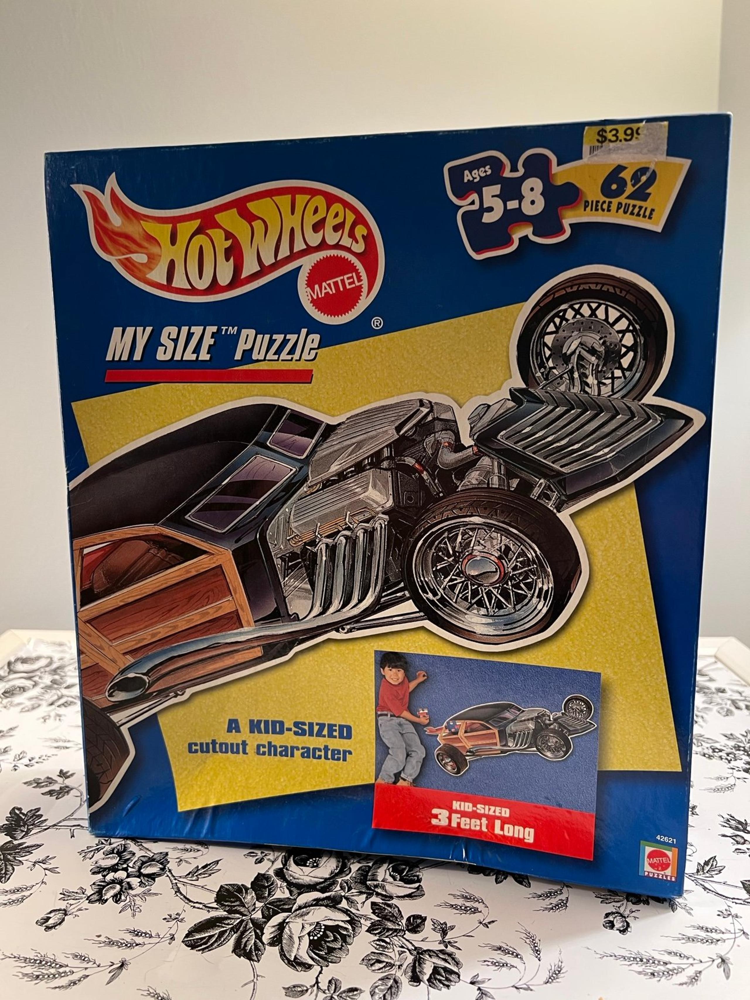 Hot Wheels 62 Piece Floor Puzzle NIB