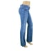 7FAMK A Pocket Long Inseam Flare Leg Jeans
