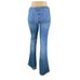 7FAMK A Pocket Long Inseam Flare Leg Jeans