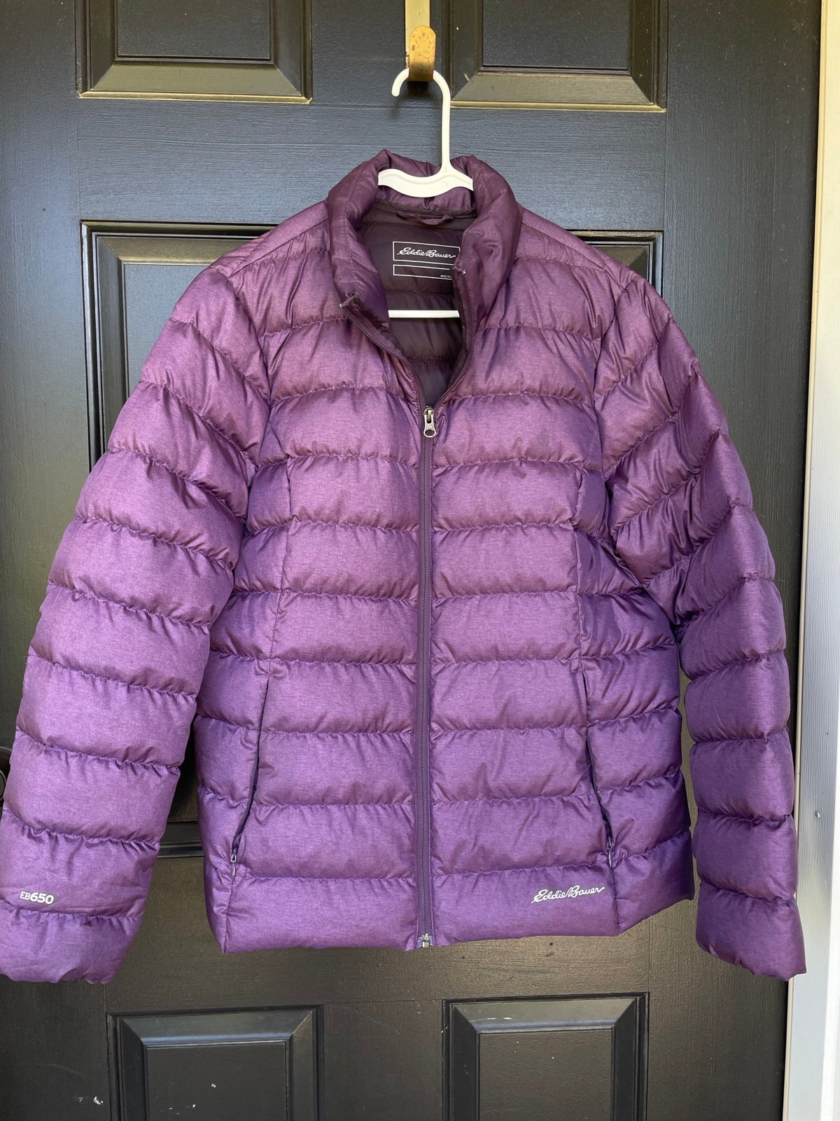 NWOT Eddie Bauer purple puffer jacket
