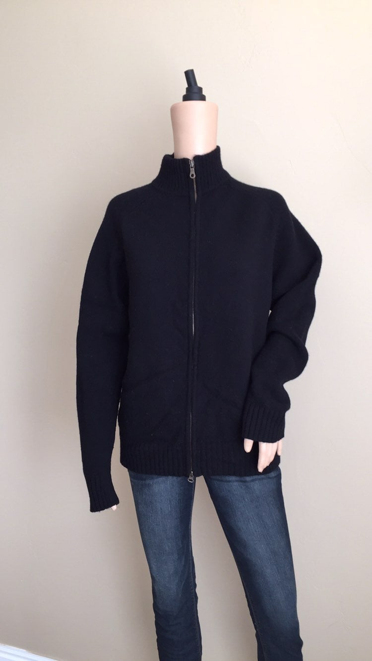 Gap Full Zip Wool Sweater