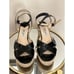 Jimmy Choo Black Patent Leather Wedge size 41/10