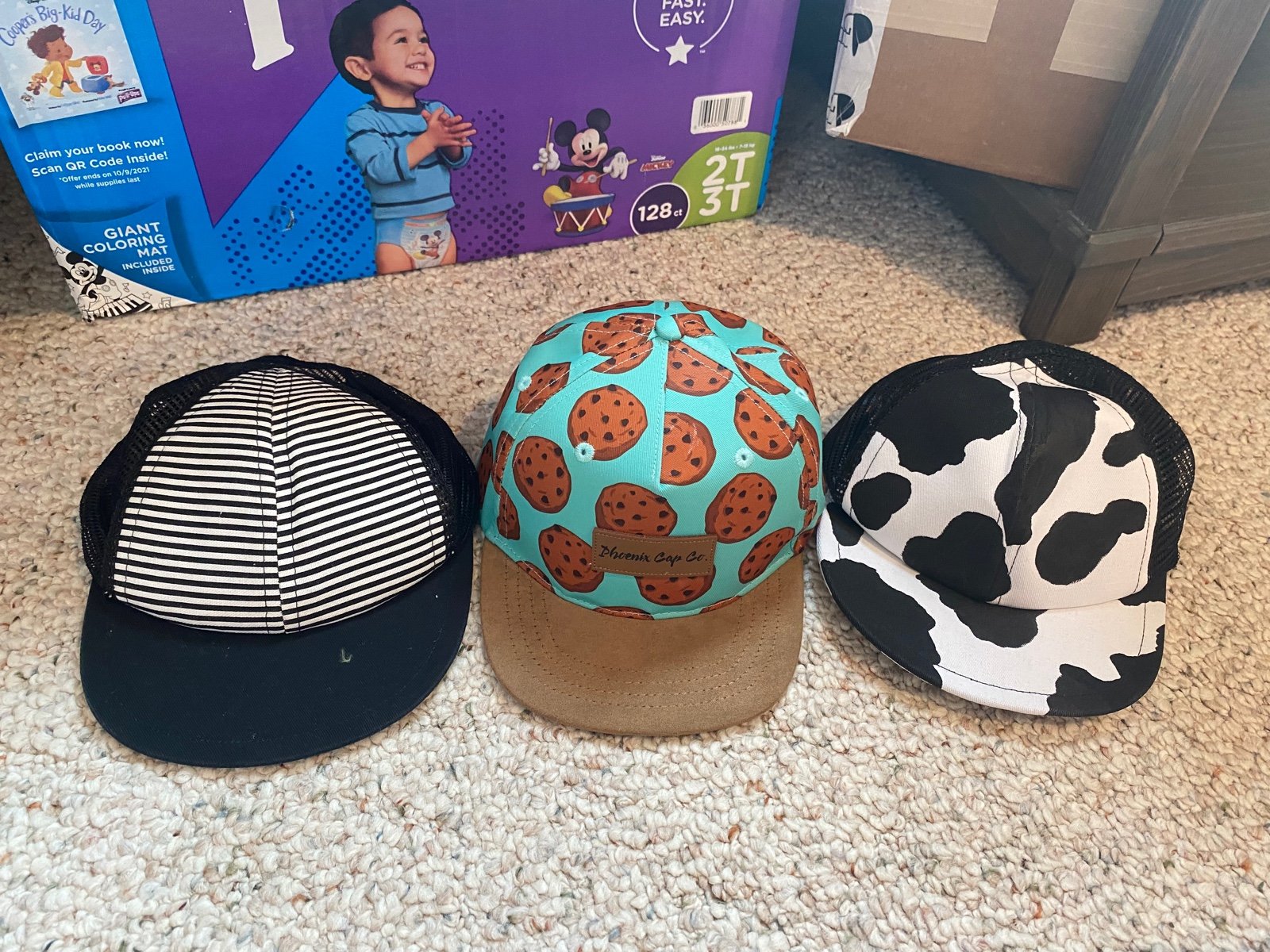 George hats cow print bundle
