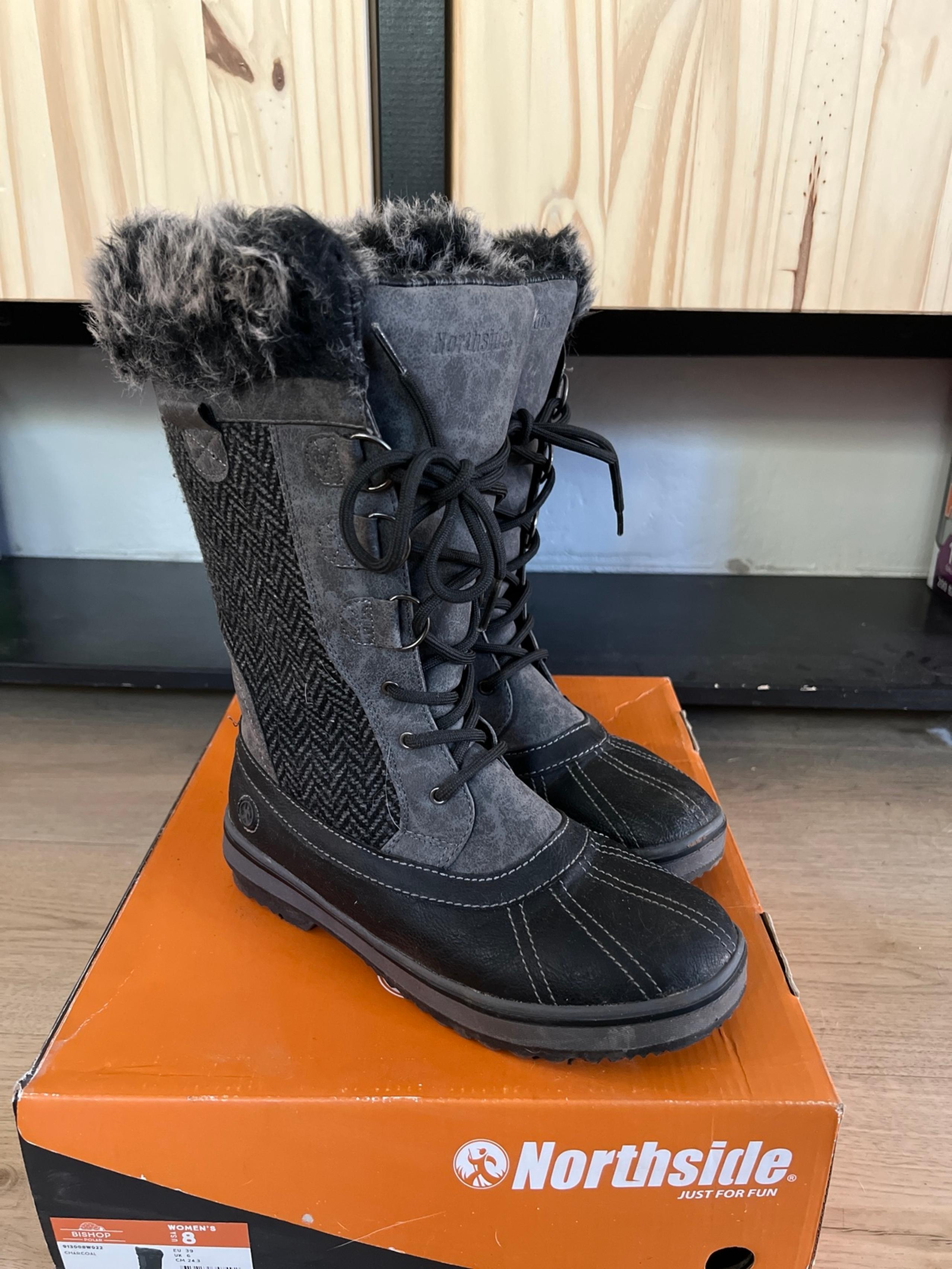 Northside Charcoal Snow Boots