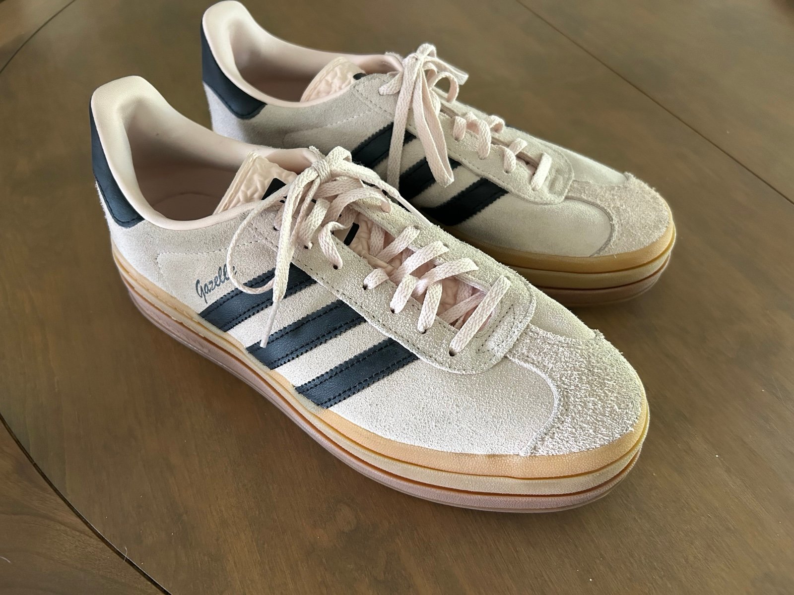 Adidas Gazelle Bold in Wonder Quartz Pink - Women’s size 10.5
