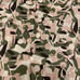 Bonpoint olive print textured dots soft cotton smocked skirt ruffle top set