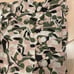 Bonpoint olive print textured dots soft cotton smocked skirt ruffle top set