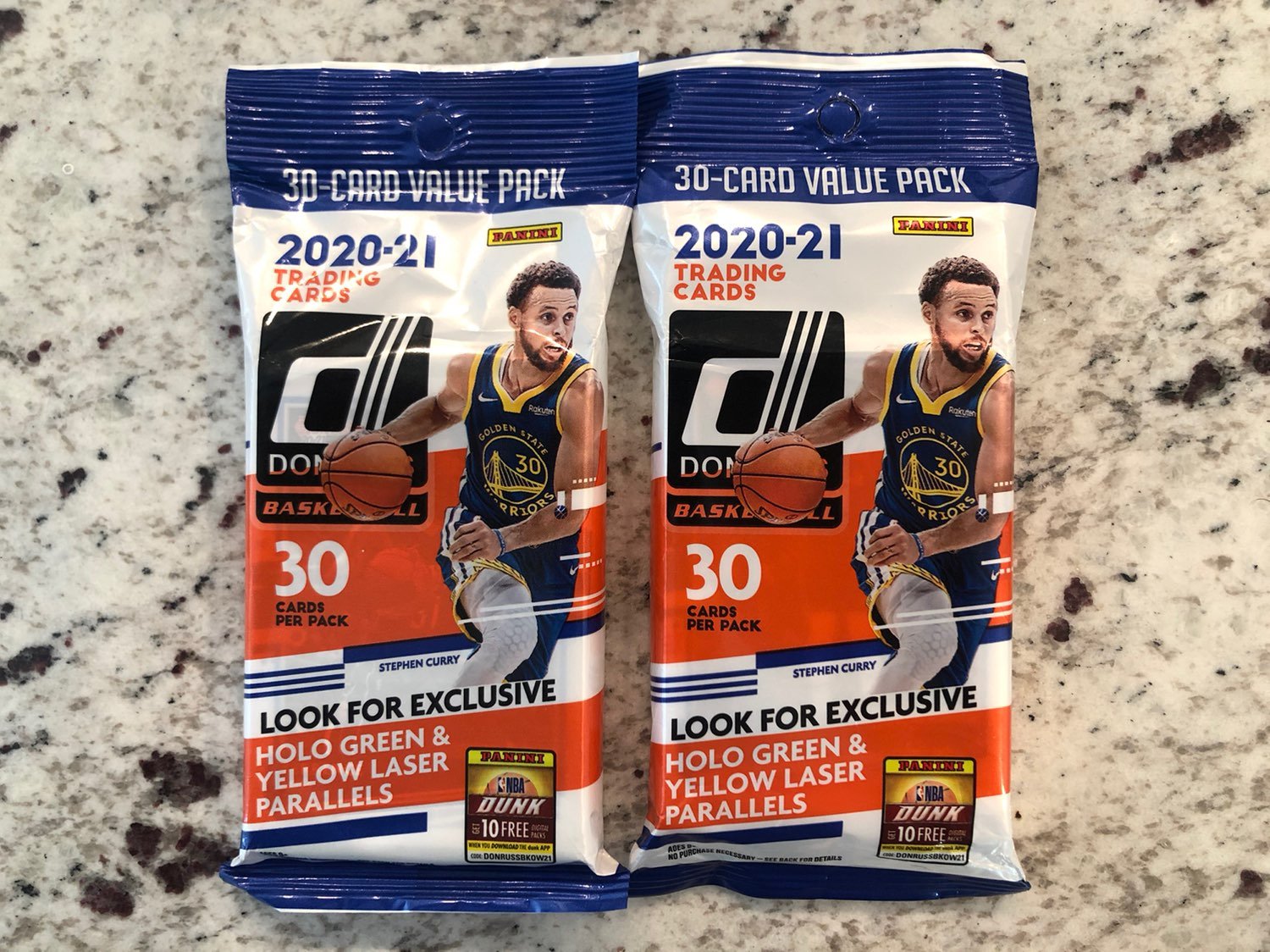 2021 Donruss Basketball Cello Packs