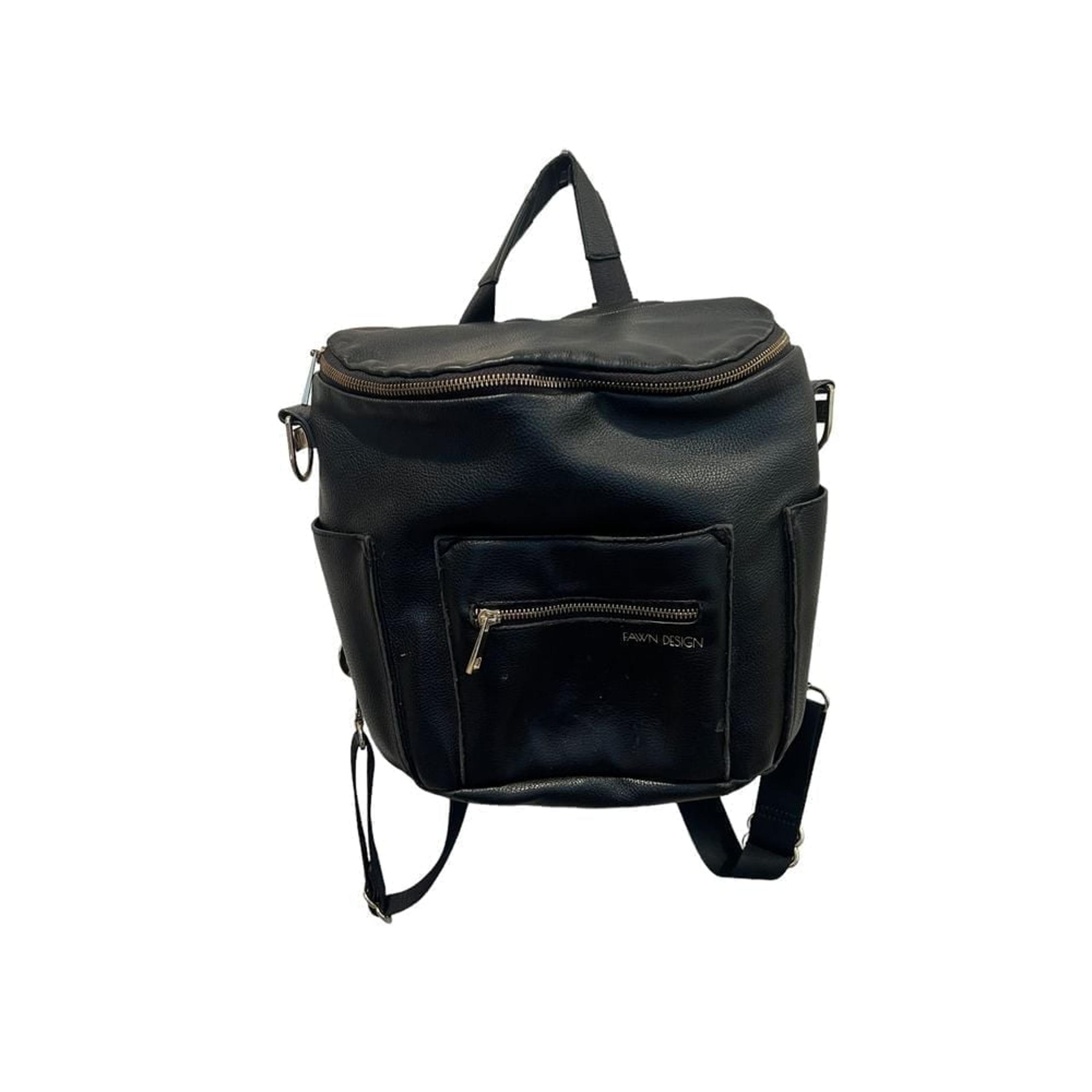 Fawn Design Black Small Diaper Bag