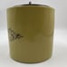 Monmouth Stoneware Pottery USA Tan/Brown Crockware Cookie Jar 1970’s Vtg 8x8