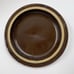 Monmouth Stoneware Pottery USA Tan/Brown Crockware Cookie Jar 1970’s Vtg 8x8
