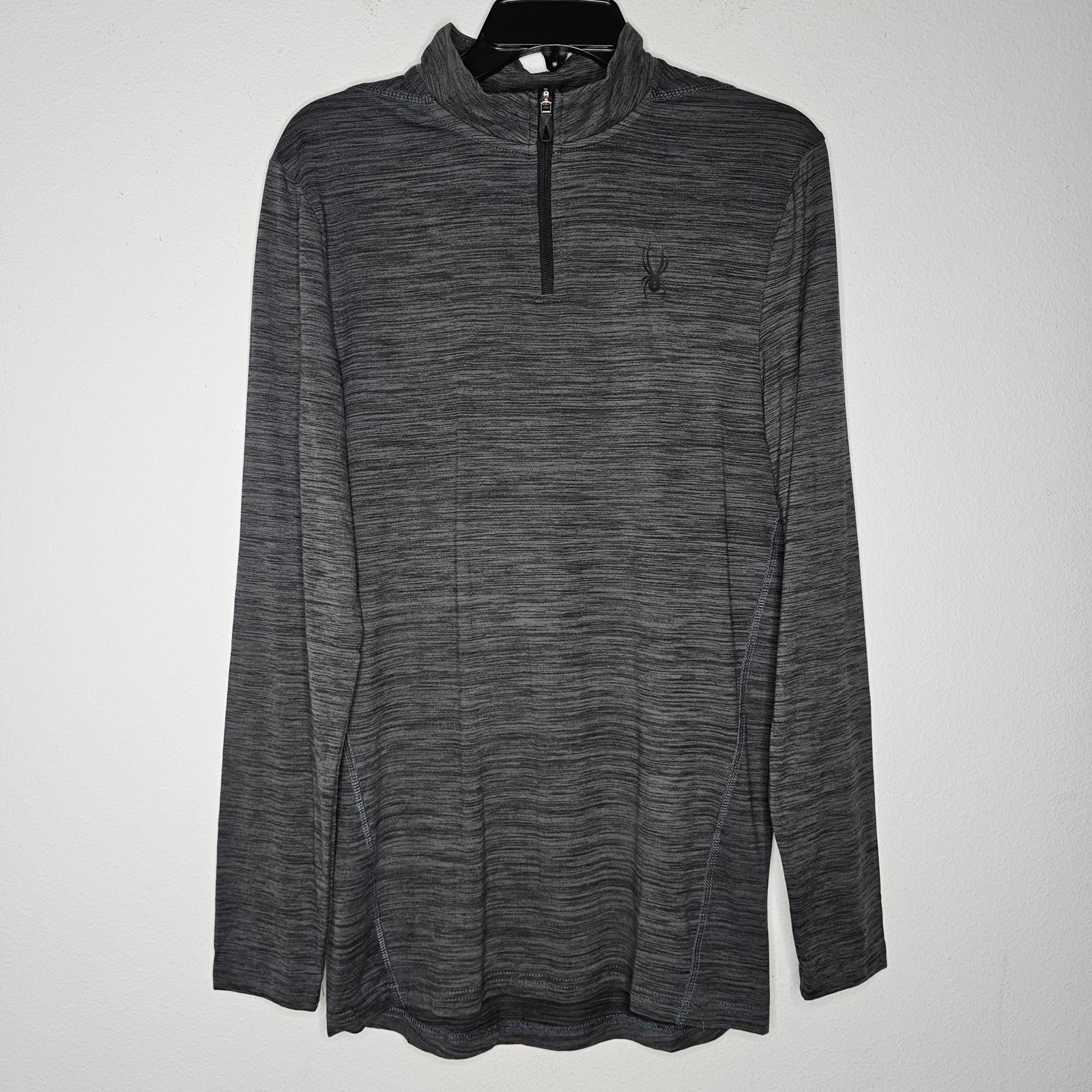NWT Spyder Men's Gray/1/4 Zip Pullover Size Medium