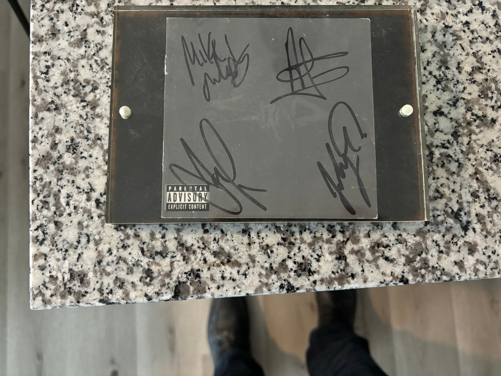 Signed Staind album cover!