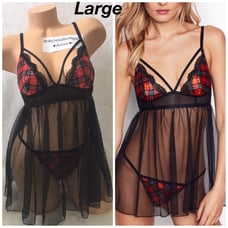 Victoria's Secret Babydoll panty set Lar