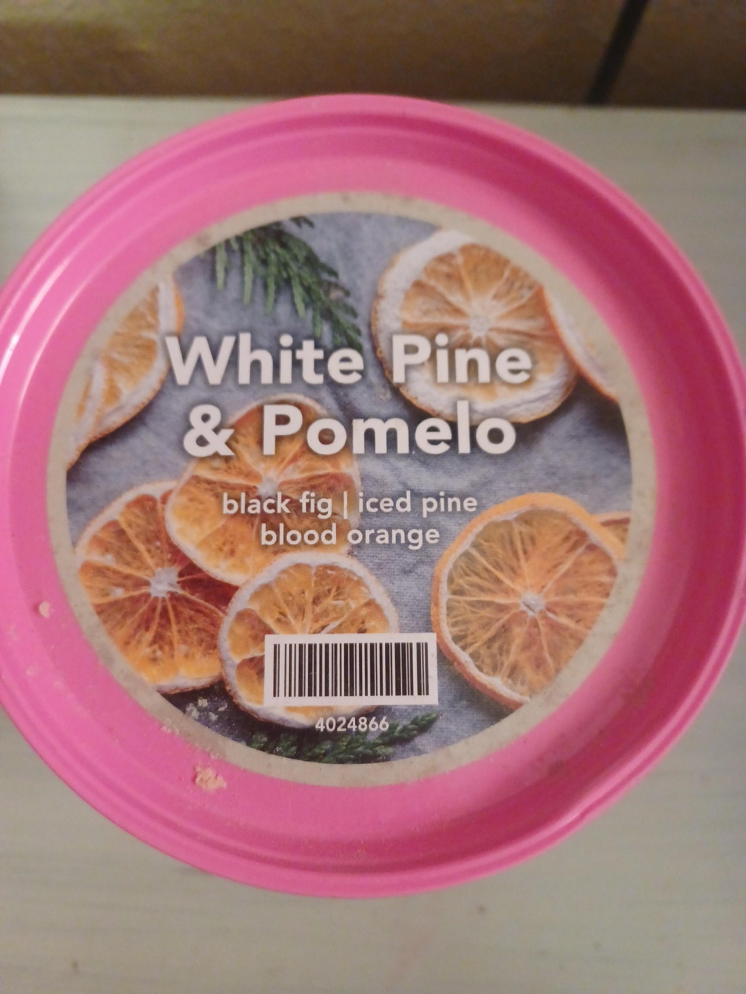 Pink Zebra Sprinkles WHITE PINE & POMELO 1 lb. Pound tub soy wax melts