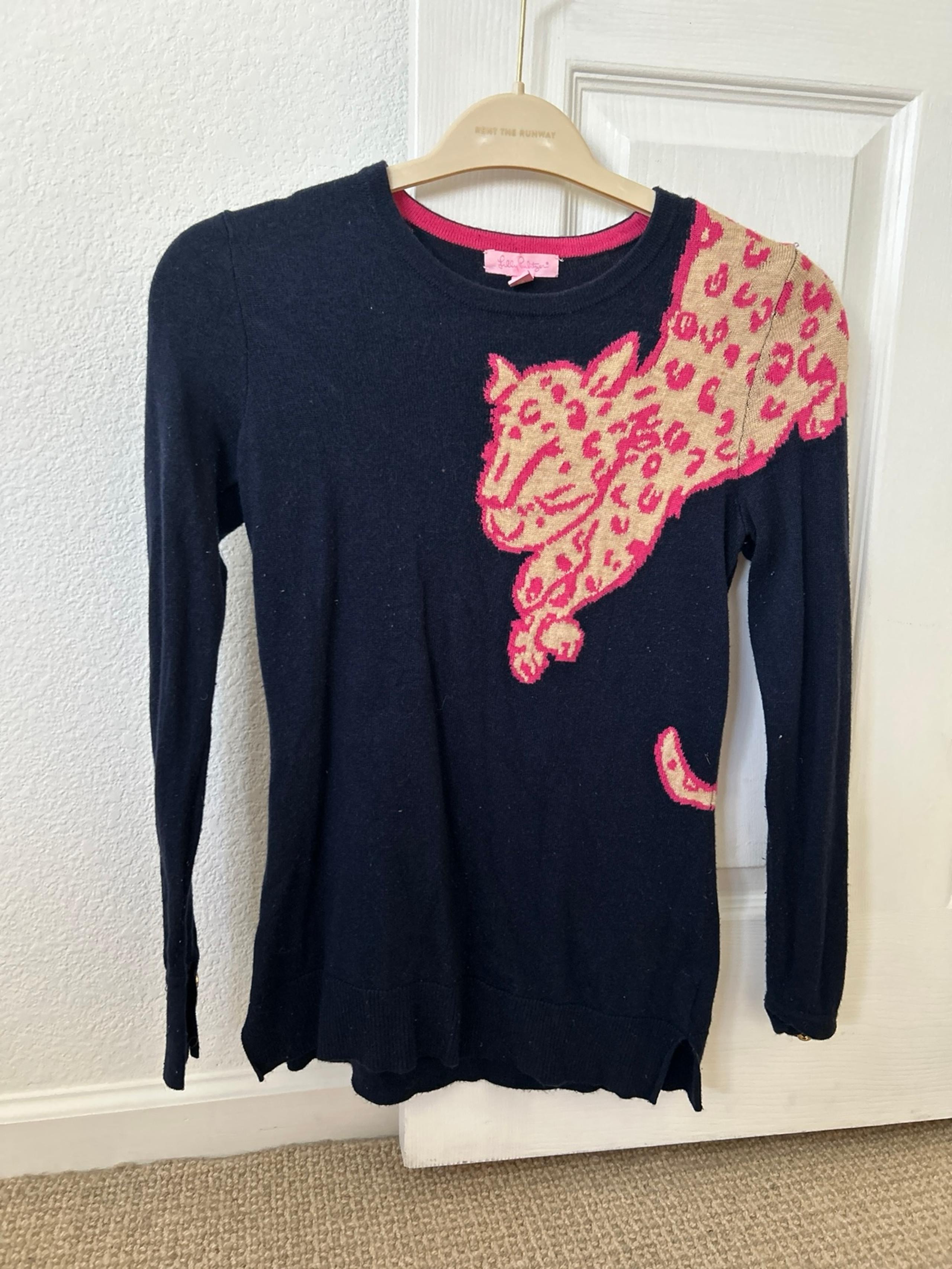 Lilly Pulitzer Wool Leopard Sweater size S