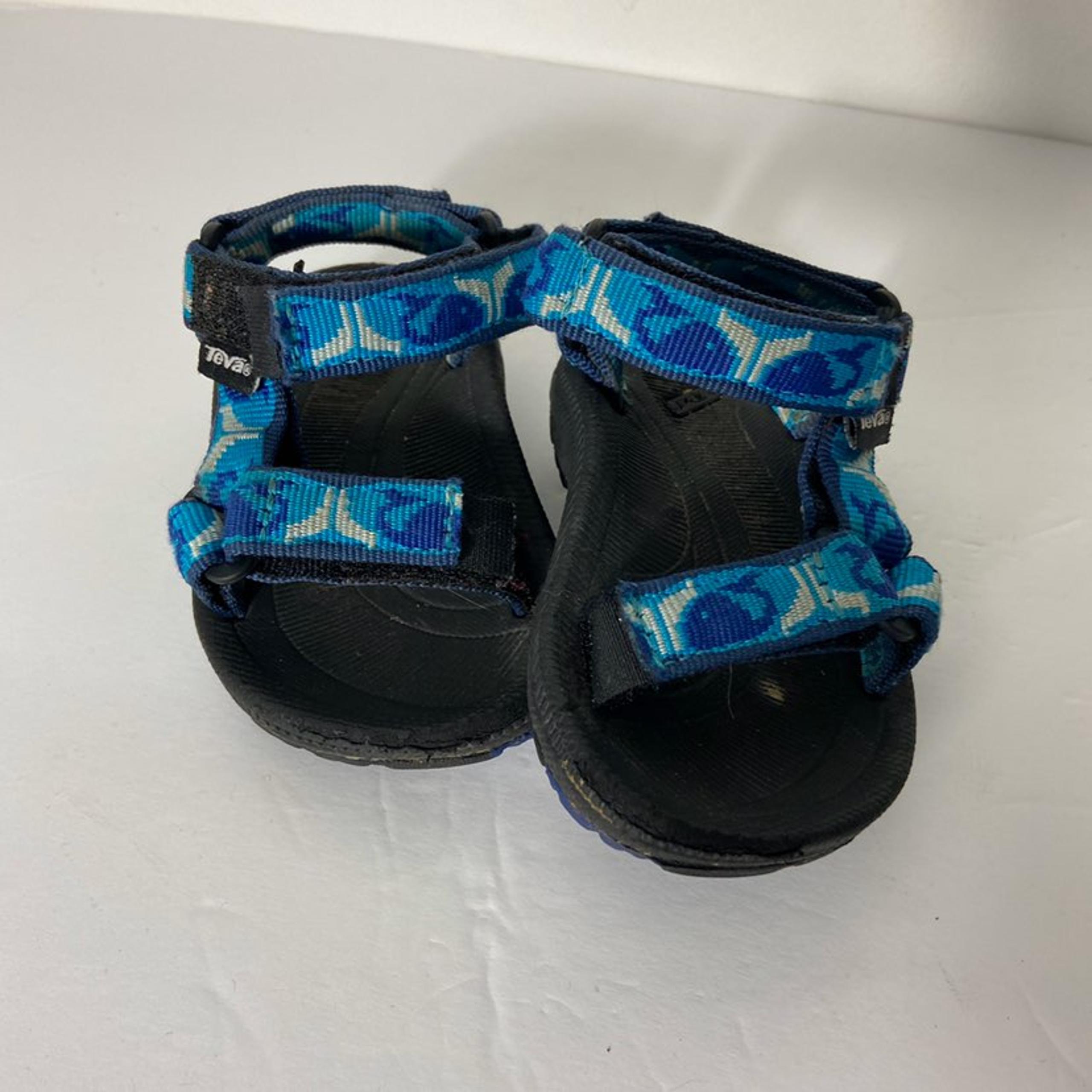 Teva Blue Whale Slip On Strappy Sandals