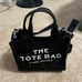 Black mini marc jacob’s tote bag