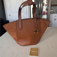 Micheal Kors | Brown Suede Bucket Purse
