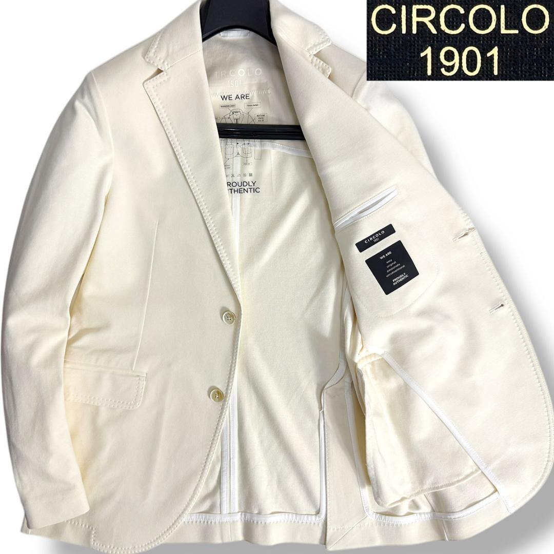 J7426 New Circolo 1901 Jersey Jacket Ivory 48