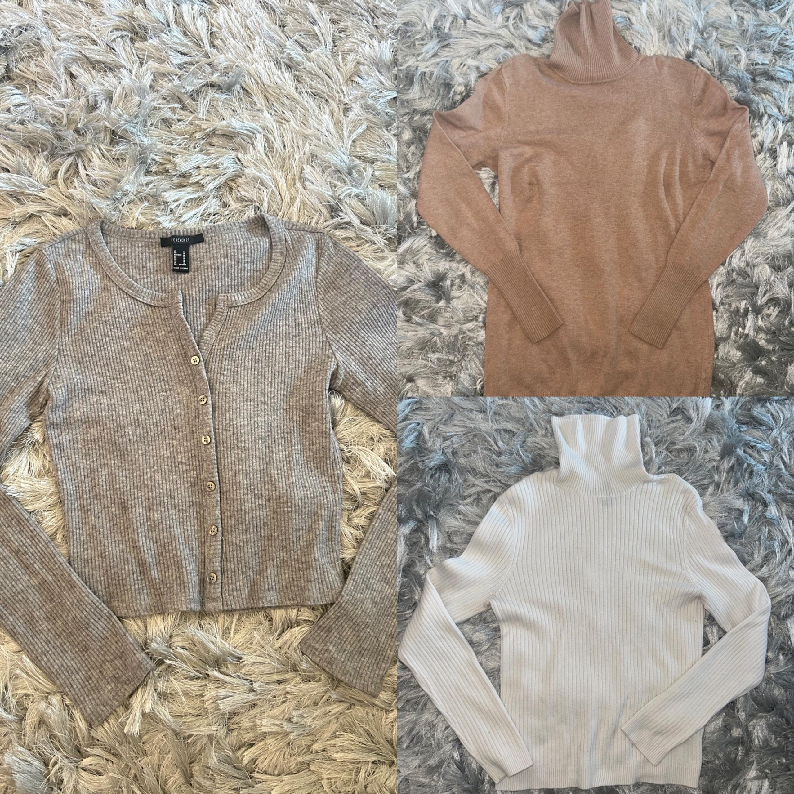3 long sleeve tops