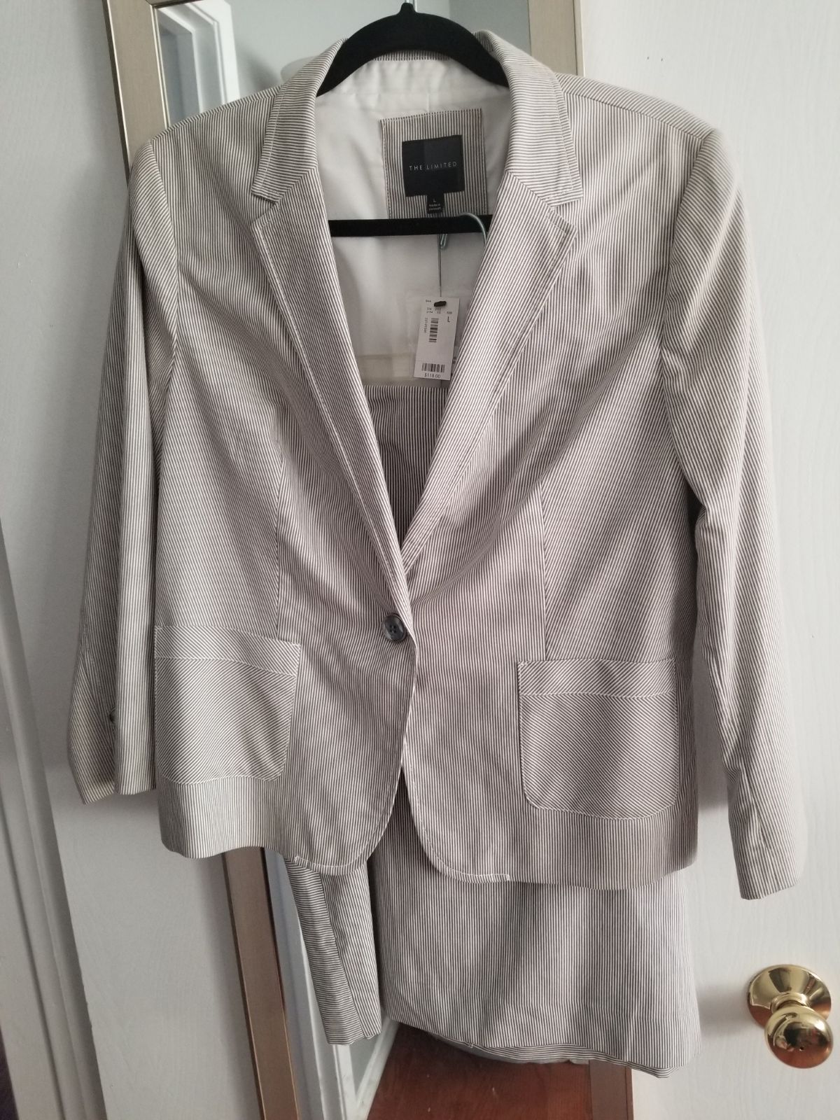 Pinstripe Suit