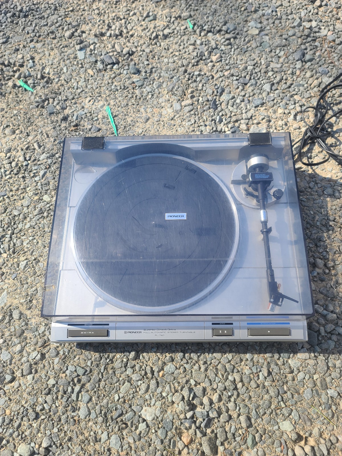 VINTAGE 1983 Pioneer PL-740 Quartz-Direct Drive Full-Automatic Stereo Turntable