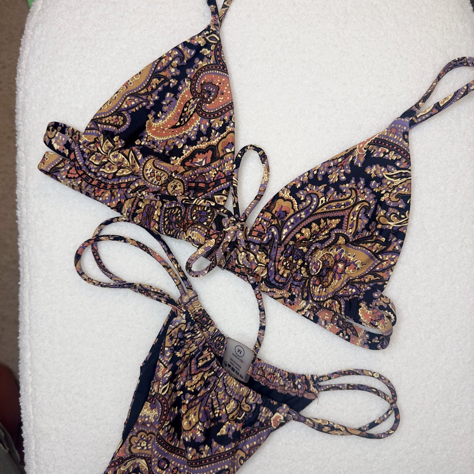 montce swim meg paisley bikini set