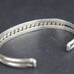 vintage Navajo Sterling Silver twisted rope bead Harvey Cuff Bracelet