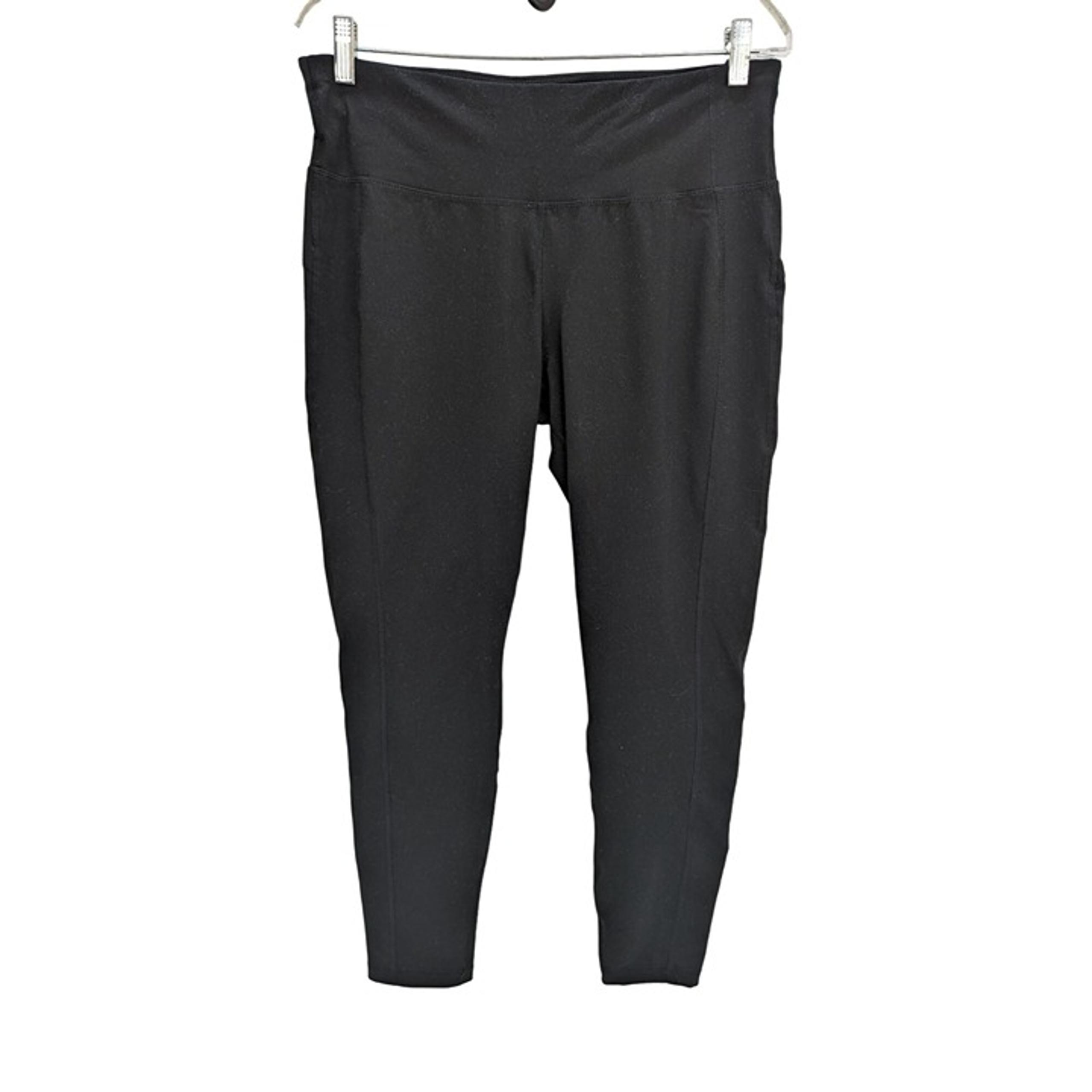 Avia Women Black Yoga Athletic Workout Pant Size Large (12-14)