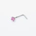 14kt Gold White Gold Nose Piercing mark 14k solid Gold New