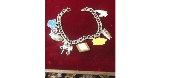 Vintage Sterling silver Charm Bracelet