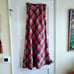 Vintage Wool Plaid Maxi Skirt
