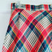 Vintage Wool Plaid Maxi Skirt