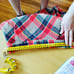 Vintage Wool Plaid Maxi Skirt