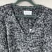 NWT Eleven Six Tess Alpaca Sweater Chunky Knit Salt Pepper Black White Sz M L