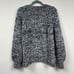 NWT Eleven Six Tess Alpaca Sweater Chunky Knit Salt Pepper Black White Sz M L