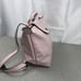 Longchamp Le Pliage Leather Top Handle Backpack Pink