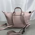 Longchamp Le Pliage Leather Top Handle Backpack Pink