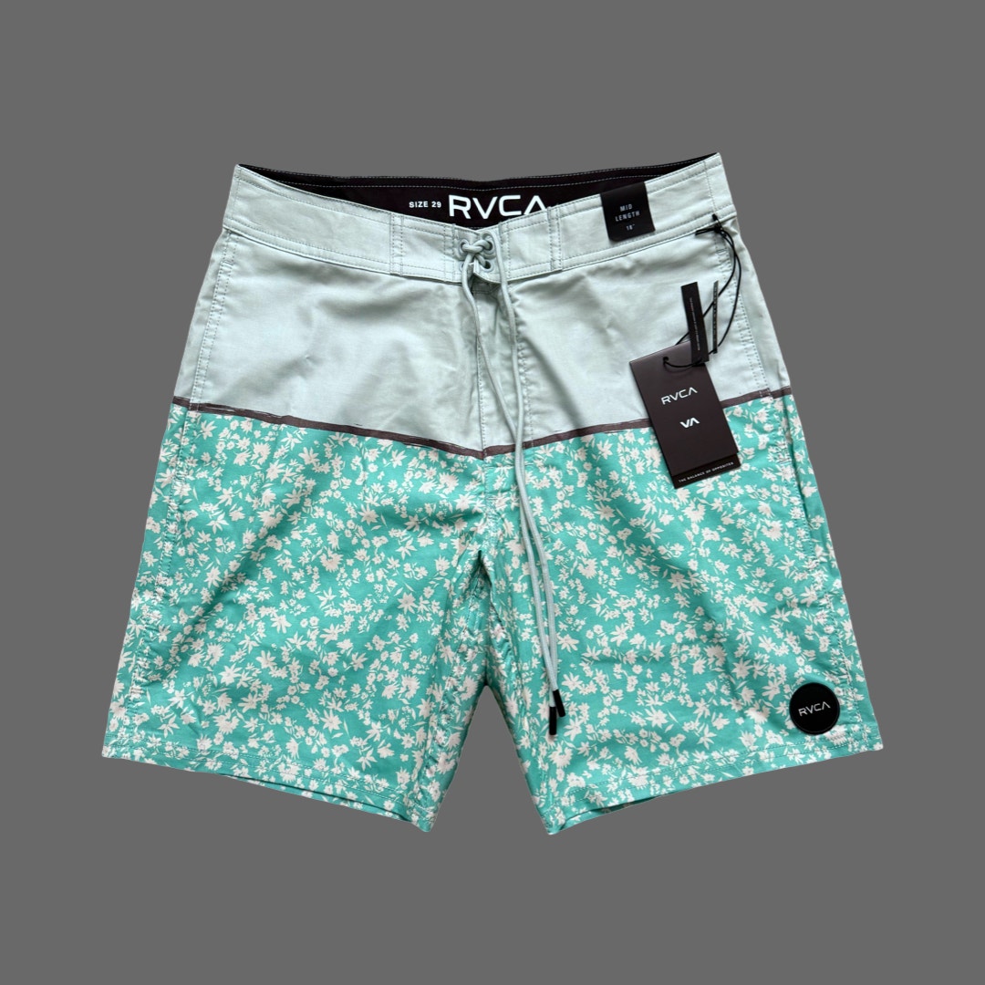 RVCA Men's County 18 BoardShorts Size 29 NWT Color: Seal Blue