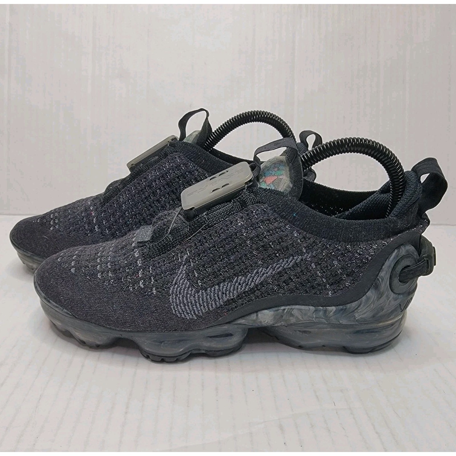 NIKE AIR VAPORMAX 2020 FLYKNIT BLACK-GREY WOMENS SZ 8 Gray Black CJ6741-003