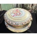 Ardalt Japan Lenwile Yellow Cherubs Roses Trinket Box Hand Painted Gold Trim -N3