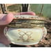Ardalt Japan Lenwile Yellow Cherubs Roses Trinket Box Hand Painted Gold Trim -N3