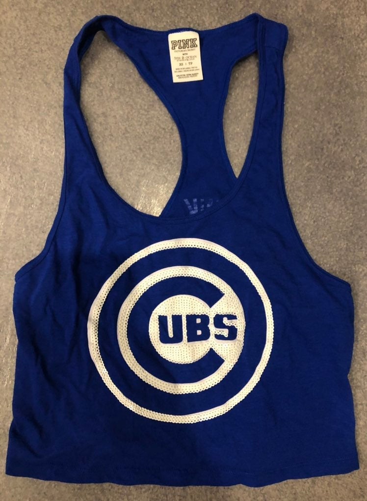 VS Pink Chicago Cubs Bling Tank