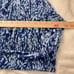 Free People Women's Take a Break Velvet Halter Top Blue Combo Boho Festival SZ M
