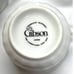 LOT OF 6 Gibson Everyday Cups & Saucers White Swirl Wave Pattern