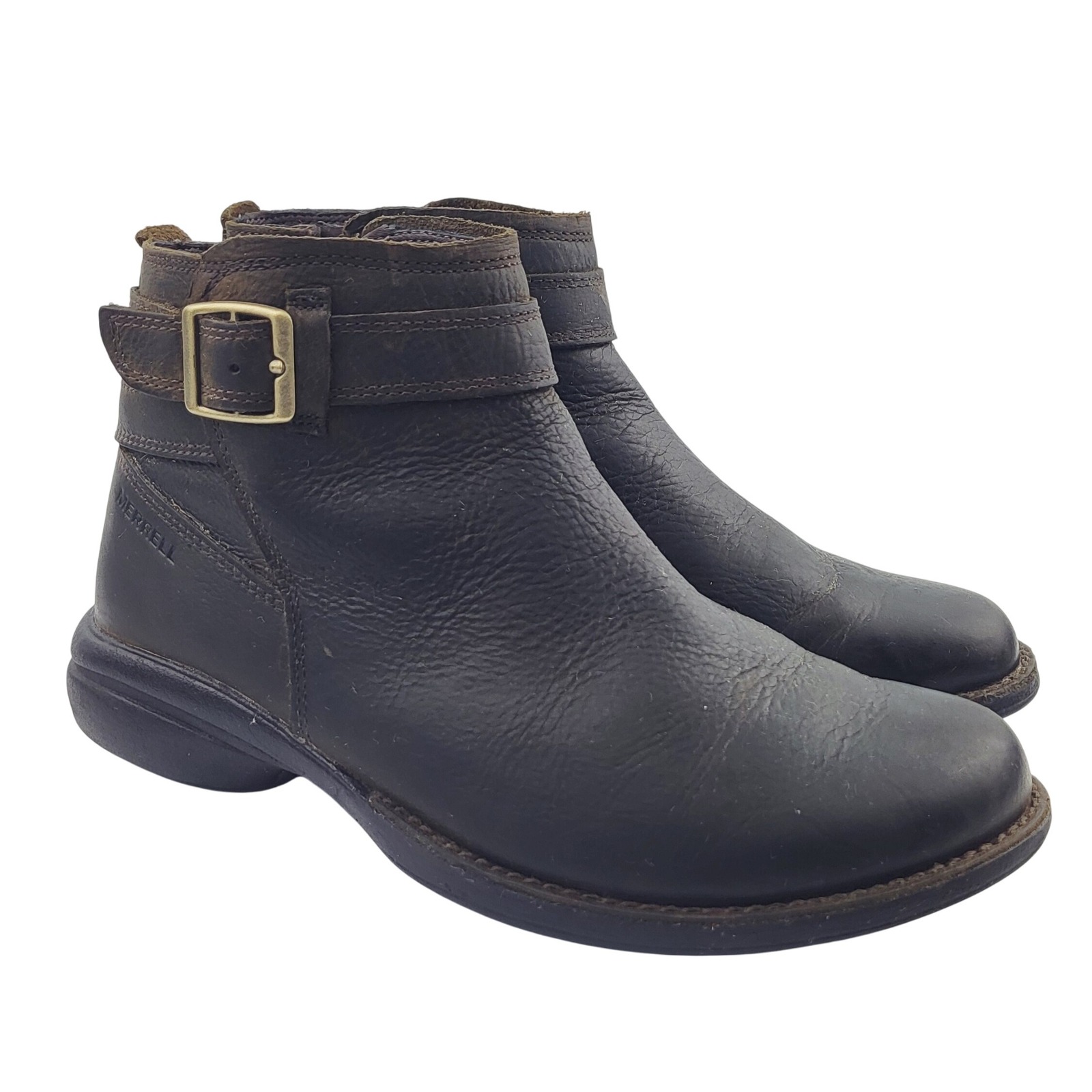 Merrell Women's Andover Bluff Casual Brown Boots - Size 6